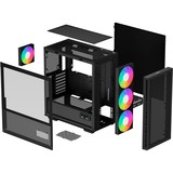 DeepCool R-CH560-BKAPE4D-G-1, Towerkabinet Sort