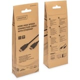 Digitus DB-330123-020-S, Kabel Sort
