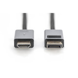 Digitus DB-340202-030-S, Kabel Sort