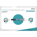 Digitus Professionelt Cat.7 S/FTP jordkabel, simplex, PE Sort