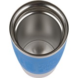 Emsa TRAVEL MUG kop Blå, Cup Lyseblå/rustfrit stål, Enkelt, 0,36 L, Blå, Rustfrit stål
