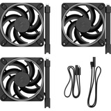 Fractal Design Momentum 12 RGB, Sag fan Sort