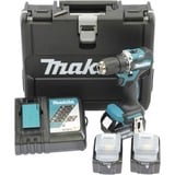 Makita DDF487RFE3, Bore-/ skruemaskine Blå/Sort