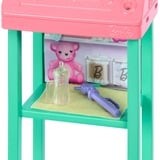Mattel Barbie-børnelægedukke med blond hår, 1 babydukke, møbler og tilbehør 1 babydukke, møbler og tilbehør, Mode dukke, Hunstik, 3 År, Pige, 241,4 mm, 185 g