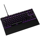 NZXT KB-1TKDE-BR tastatur USB QWERTZ Tysk Sort, Gaming-tastatur Sort, DE-layout, Gateron red, Tenkeyless (80 - 87%), USB, Mekanisk, QWERTZ, LED, Sort