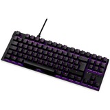 NZXT KB-1TKDE-BR tastatur USB QWERTZ Tysk Sort, Gaming-tastatur Sort, DE-layout, Gateron red, Tenkeyless (80 - 87%), USB, Mekanisk, QWERTZ, LED, Sort