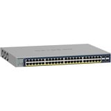 Netgear GS752TP Administreret L2/L3/L4 Gigabit Ethernet (10/100/1000) Strøm over Ethernet (PoE) 1U Sort, Switch Administreret, L2/L3/L4, Gigabit Ethernet (10/100/1000), Strøm over Ethernet (PoE), Stativ-montering, 1U