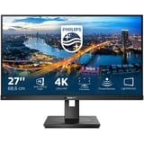 Philips B Line 278B1/00 LED display 68,6 cm (27") 3840 x 2160 pixel 4K Ultra HD Sort, LED-skærm Sort, 68,6 cm (27"), 3840 x 2160 pixel, 4K Ultra HD, LED, 4 ms, Sort