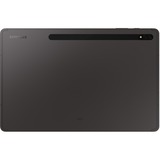 SAMSUNG Galaxy Tab S8+ 5G SM-X806B LTE 128 GB 31,5 cm (12.4") Qualcomm Snapdragon 8 GB Wi-Fi 6 (802.11ax) Android 12 Grafit, Tablet PC mørk grå, 31,5 cm (12.4"), 2800 x 1752 pixel, 128 GB, 8 GB, Android 12, Grafit