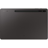 SAMSUNG Galaxy Tab S8+ 5G SM-X806B LTE 128 GB 31,5 cm (12.4") Qualcomm Snapdragon 8 GB Wi-Fi 6 (802.11ax) Android 12 Grafit, Tablet PC mørk grå, 31,5 cm (12.4"), 2800 x 1752 pixel, 128 GB, 8 GB, Android 12, Grafit
