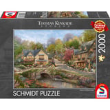 Schmidt Spiele Thomas Kinkade Studios: Sommer i Cobblestone Village, Puslespil 