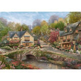 Schmidt Spiele Thomas Kinkade Studios: Sommer i Cobblestone Village, Puslespil 