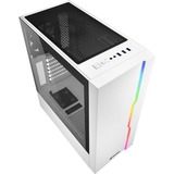 Sharkoon RGB Slider Midi Tower Hvid, Towerkabinet Hvid, Midi Tower, PC, Hvid, ATX, micro ATX, Mini-ITX, Spil, Flere