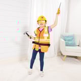Spin Master MPP RLP CnstrctnWorkerRlplyCstmSt GML Smart kostume Barn Unisex Uniform 680 g, Rollespil Smart kostume, Barn, Unisex, Uniform, Orange, Gul, 3 År
