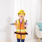 Spin Master MPP RLP CnstrctnWorkerRlplyCstmSt GML Smart kostume Barn Unisex Uniform 680 g, Rollespil Smart kostume, Barn, Unisex, Uniform, Orange, Gul, 3 År