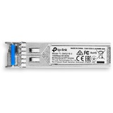 TP-Link TL-SM321B modul til netværksmodtager Fiberoptisk 1250 Mbit/s SFP, Transceiver Fiberoptisk, 1250 Mbit/s, SFP, LC, 9/125 µm, BX