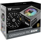 Thermaltake Germanium Pro RGB 850W, PC strømforsyning Sort