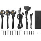 Thermaltake TS 140 EX RGB, Sag fan Sort