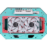 Thermaltake The Tower 600, Towerkabinet Mynte/Rød