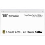 Thermaltake Toughpower GT Snow 850W, PC strømforsyning Hvid