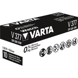VARTA SR626 SW/SR66 SW/V377 1BL Engangsbatteri Sølvoxid (S) Sølv, Engangsbatteri, SR66, Sølvoxid (S), 1,55 V, 1 stk, 27 mAh