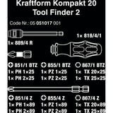 Wera 05051017001 manuel skruetrækker Multi-bit skruetrækker Kombinationsskruetrækker, Bit sæt Sort/Grøn, 173 mm, 7,3 cm, 80 mm, 403 g, Sort/grøn