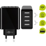 goobay Oplader Sort