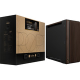 ASUS PROART PA602 VALNØD TRÆ METAL PWM MODERN BLACK, Towerkabinet Brown/træ