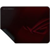 ASUS ROG Scabbard II Gaming musemåtte Rød, Gaming Mus pad Sort/mørk rød, Rød, Billede, Stof, Gummi, Skridsikker bund, Gaming musemåtte