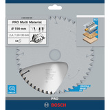 Bosch 2 608 640 509 rundsavklinge 19 cm 1 stk Flere, 19 cm, 3 cm, 1,8 mm, 2,4 mm, HLTCG (High-Low Triple Chip Grind)