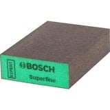 Bosch S471 Slibesvamp Super fint grus 1 stk, Grinding sponge Grøn, Slibesvamp, Super fint grus, Afslutning af arbejde, Fjernelse af maling, Træ, Grøn, Grå, 97 mm