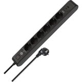 Brennenstuhl Stikdåse 6-vejs med 1x USB-C, 1x USB-A, Strømskinne Sort/antracit