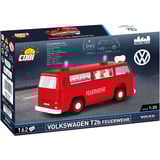 COBI Volkswagen T2b Brandbil, Bygge legetøj Rød