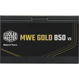 Cooler Master MWE 850 V3 Black, PC strømforsyning Sort