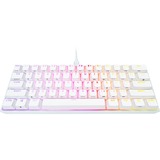 Corsair CH-9194114-DE - tastatur USB Tysk Hvid, Gaming-tastatur Hvid, DE-layout, Cherry MX RGB Speed Silver, 60%, USB, Mekanisk, RGB LED, Hvid