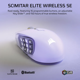 Corsair SCIMITAR Elite Wireless SE, Gaming mus Hvid