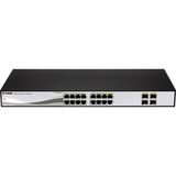 D-Link DGS-1210-16/E, Switch Sølv/Sort