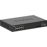 D-Link DGS-1530-10, Switch Sort, Administreret, L2, Gigabit Ethernet (10/100/1000), Fuld duplex