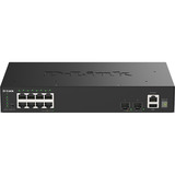 D-Link DGS-1530-10, Switch Sort, Administreret, L2, Gigabit Ethernet (10/100/1000), Fuld duplex
