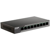 D-Link DSS-100E-9P netværksswitch Ikke administreret Fast Ethernet (10/100) Strøm over Ethernet (PoE) Sort Ikke administreret, Fast Ethernet (10/100), Strøm over Ethernet (PoE)