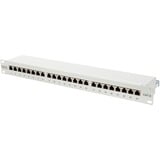 Digitus CAT 6 Class E 1U, Patch Panel Lys grå, RJ-45, Cat6, Grå, Reolmontering, 1U, LSA, Detail