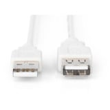 Digitus USB 2.0 forlængerledning, USB-A stik > USB-A hunstik Beige
