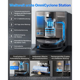 ECOVACS DEEBOT X11 OmniCyclone, Støvsuger robot Sort