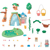 EPOCH Sylvanian Families - Eventyrlegeplads "Vandfald", Bygge legetøj 