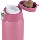 Emsa Light Mug 400 ml Rose, Termokrus Rosa, Rose, Rustfrit stål, Polypropylen (PP), 400 ml, 6,6 cm, 196 mm
