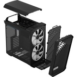 Fractal Design Torrent Compact Tower Sort, Towerkabinet Sort, Tower, PC, Sort, ATX, EATX, micro ATX, Mini-ITX, SSI CEB, Hærdet glas, Spil