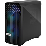 Fractal Design Torrent Compact Tower Sort, Towerkabinet Sort, Tower, PC, Sort, ATX, EATX, micro ATX, Mini-ITX, SSI CEB, Hærdet glas, Spil