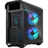 Fractal Design Torrent Compact Tower Sort, Towerkabinet Sort, Tower, PC, Sort, ATX, EATX, micro ATX, Mini-ITX, SSI CEB, Hærdet glas, Spil