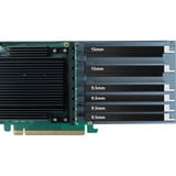 HighPoint Rocket 1749E PCIe Gen 4x16 to 8-E1.S x4 NVMe Switch, Interface card 