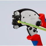 KNIPEX Selvjusterende krympeværktøj Twistor T, Crimpning værktøj Rød/Blå